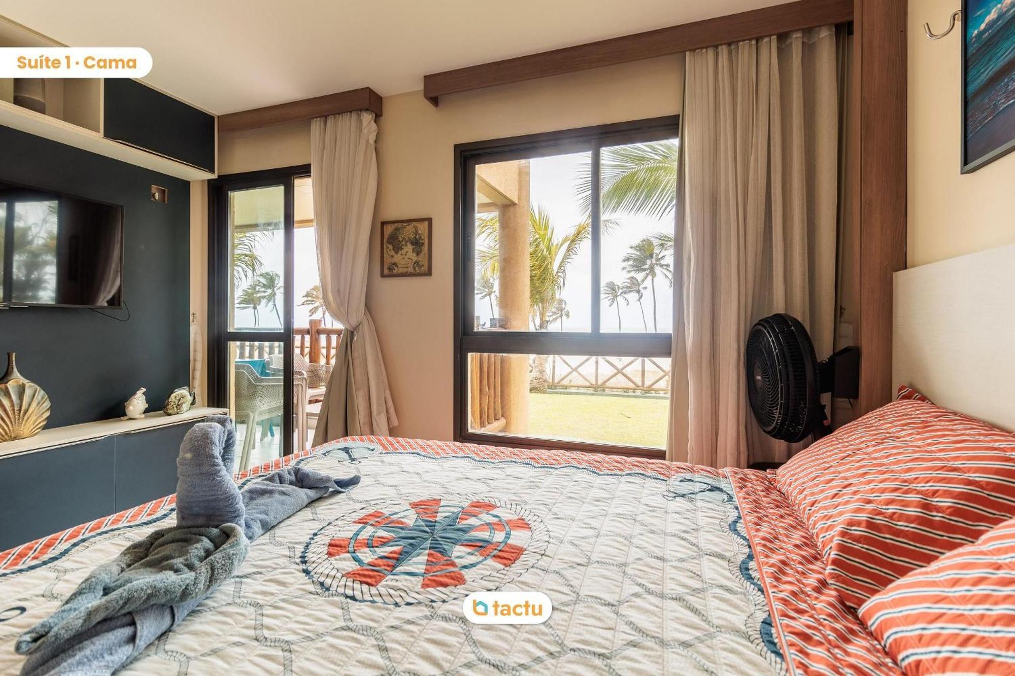 Bangalo Frente Mar No Vg Sun Cumbuco Por Tactu Villa ภายนอก รูปภาพ
